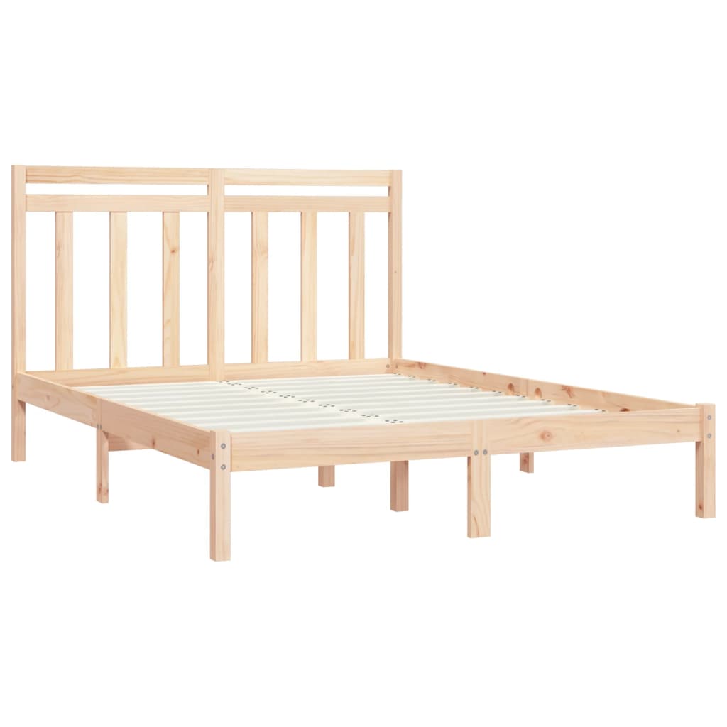 Cadre de lit sans matelas 160x200 cm bois massif - XIOS
