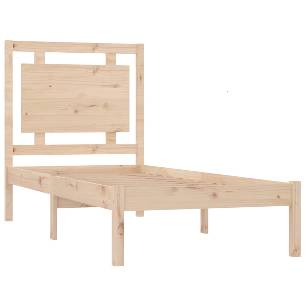 Cadre de lit sans matelas 100x200 cm bois massif - XIOS
