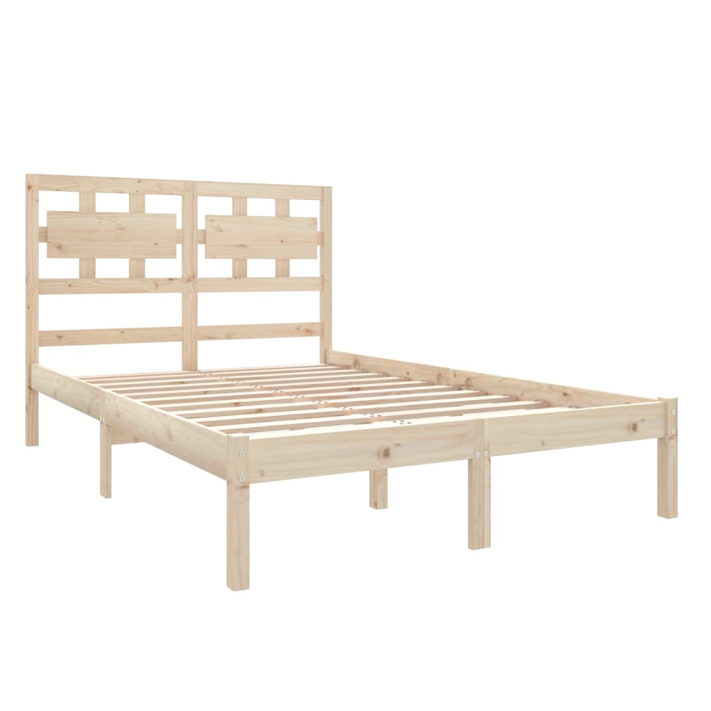 Cadre de lit sans matelas 120x190 cm bois massif - XIOS