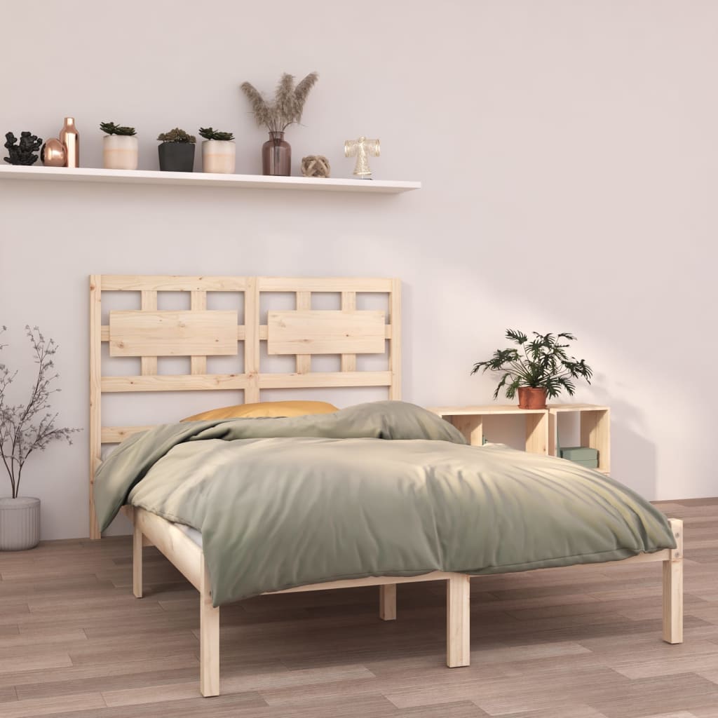 Cadre de lit sans matelas 120x190 cm bois massif - XIOS