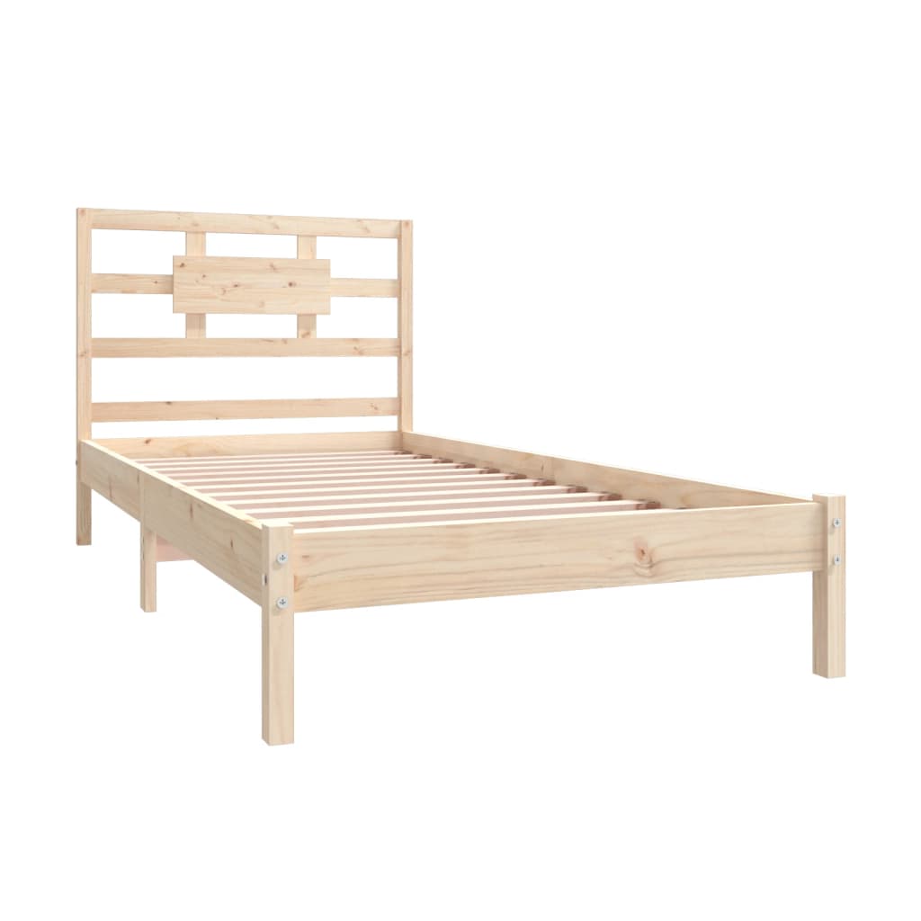 Cadre de lit sans matelas 90x200 cm bois massif - XIOS