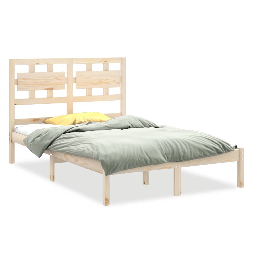 Cadre de lit sans matelas 120x200 cm bois massif - XIOS