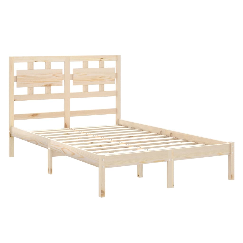 Cadre de lit sans matelas 120x200 cm bois massif - XIOS