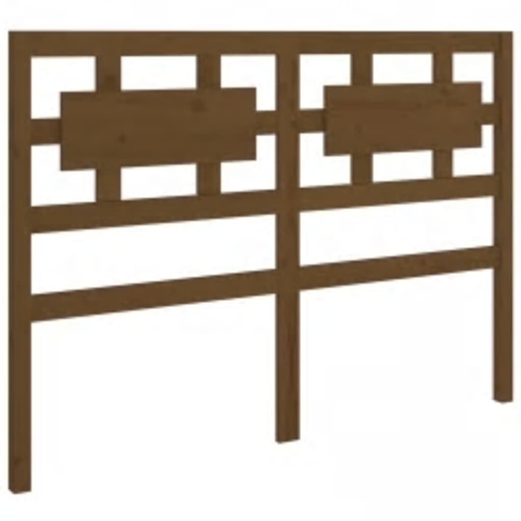 Cadre de lit sans matelas marron miel 200x200 cm bois massif - XIOS