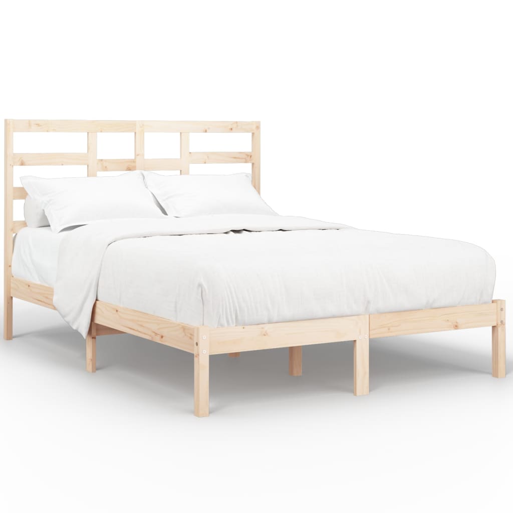 Cadre de lit sans matelas bois massif 120x190 cm - XIOS