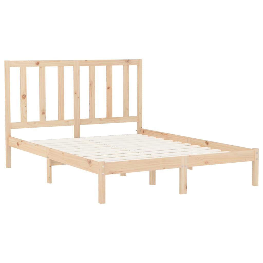 Cadre de lit sans matelas 160x200 cm bois massif - XIOS