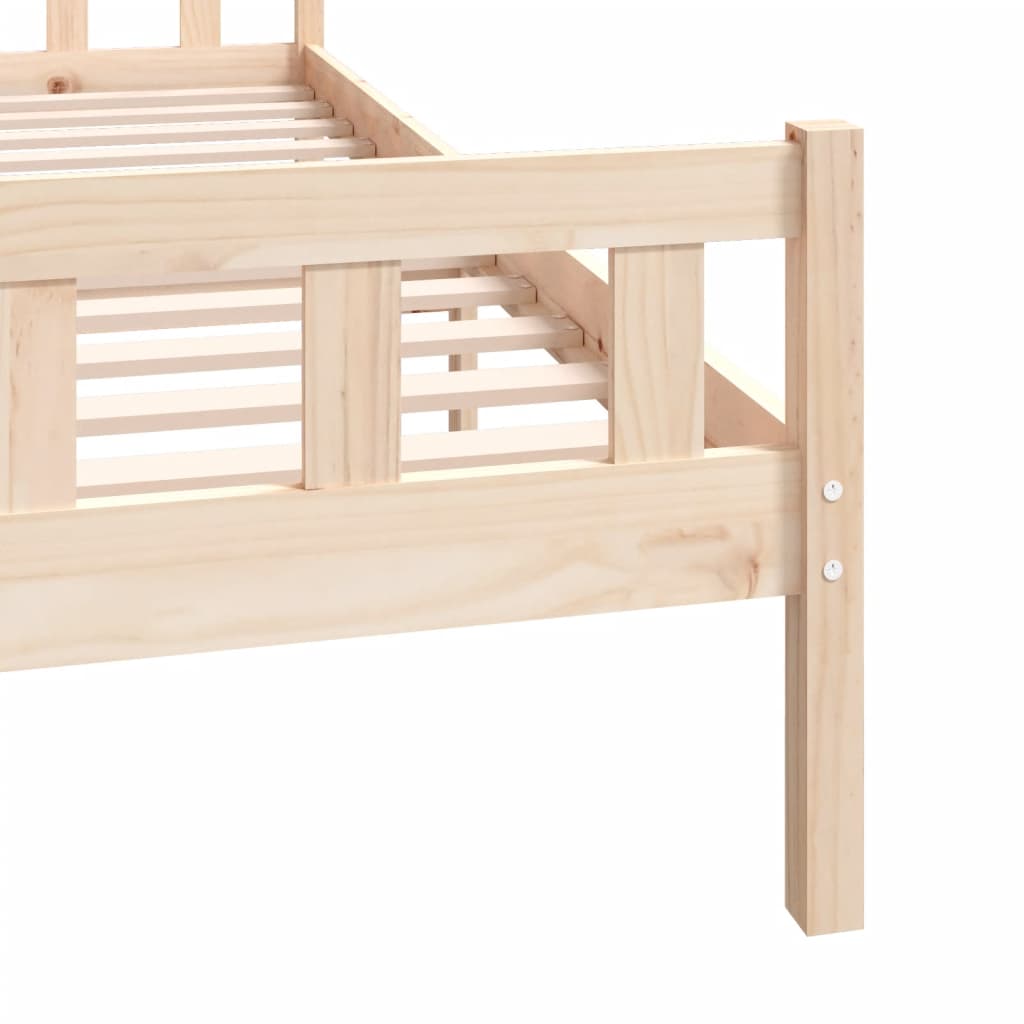 Cadre de lit sans matelas bois massif 160x200 cm - XIOS