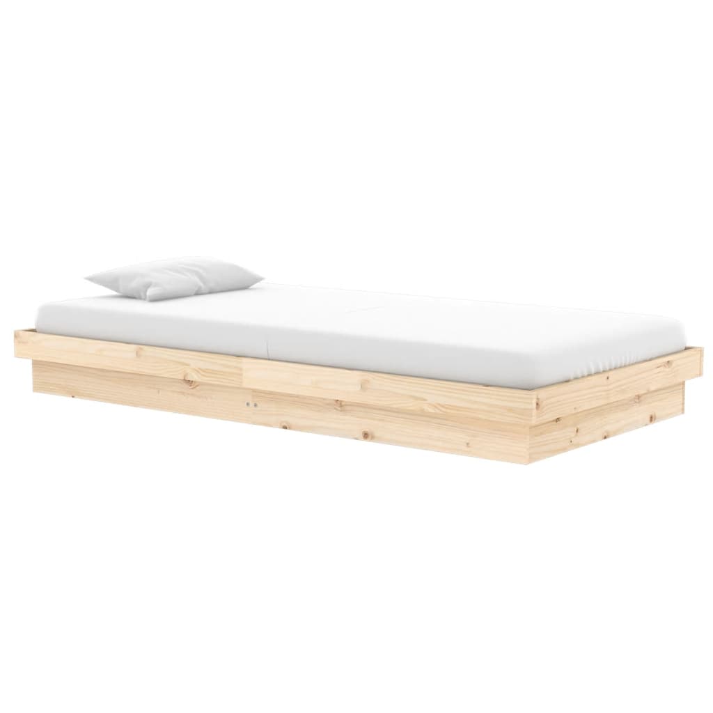 Cadre de lit Bois massif 90x200 cm - XIOS