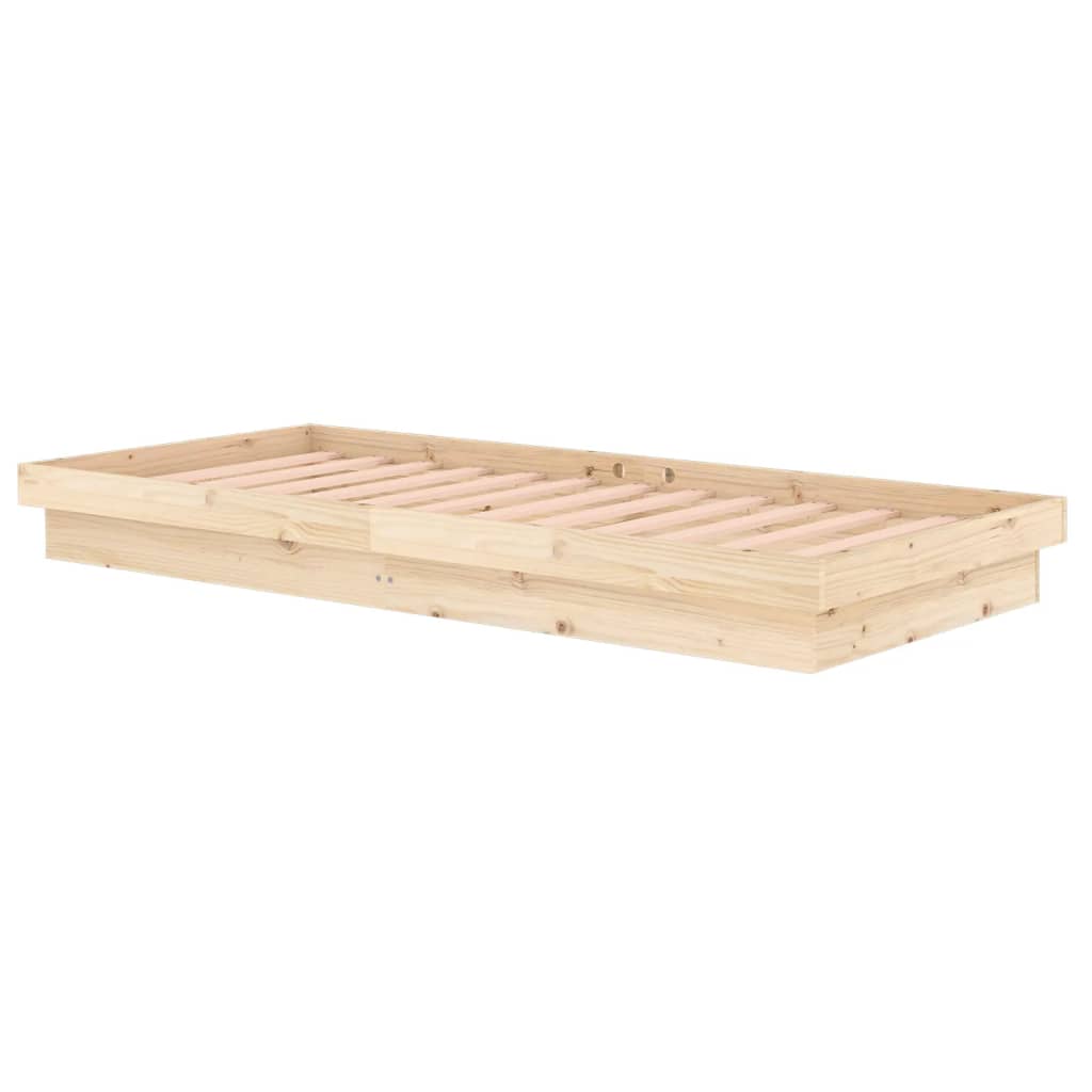 Cadre de lit Bois massif 90x200 cm - XIOS