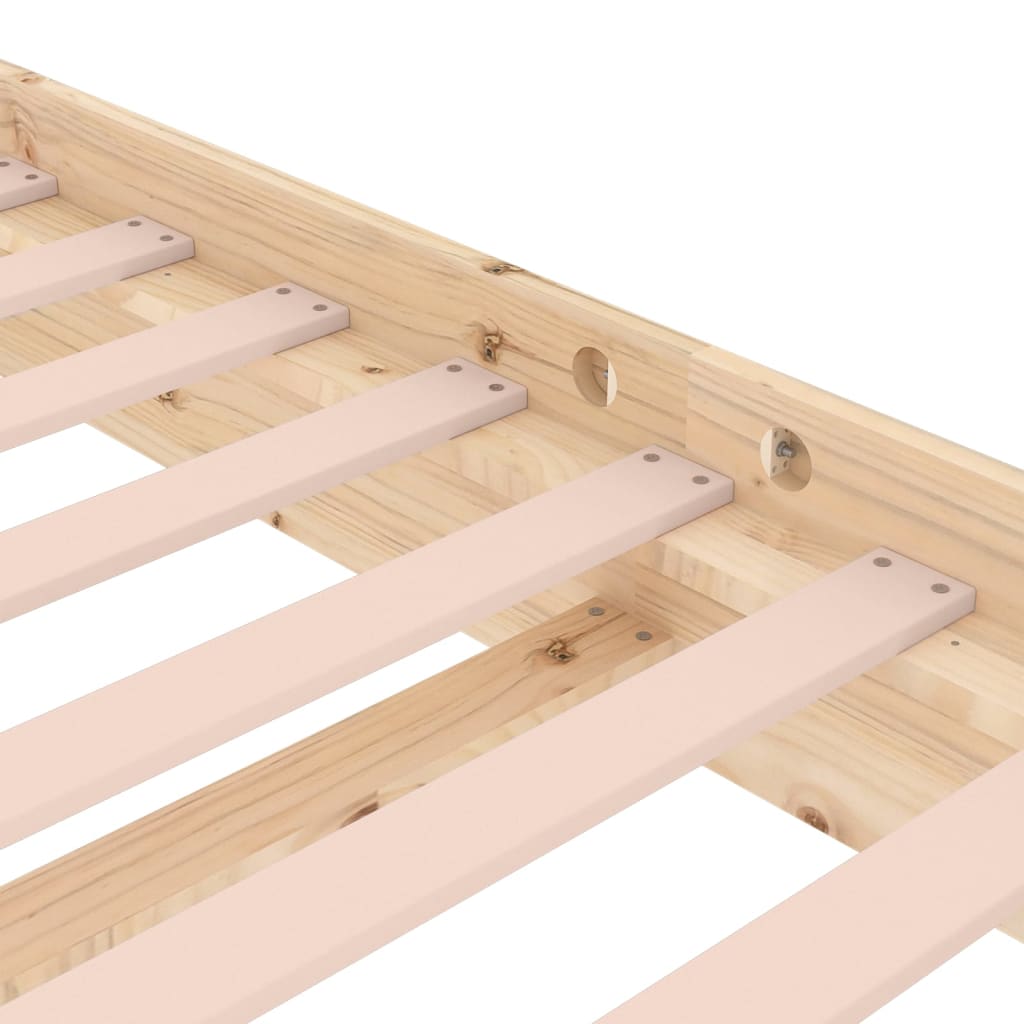 Cadre de lit sans matelas bois massif - XIOS