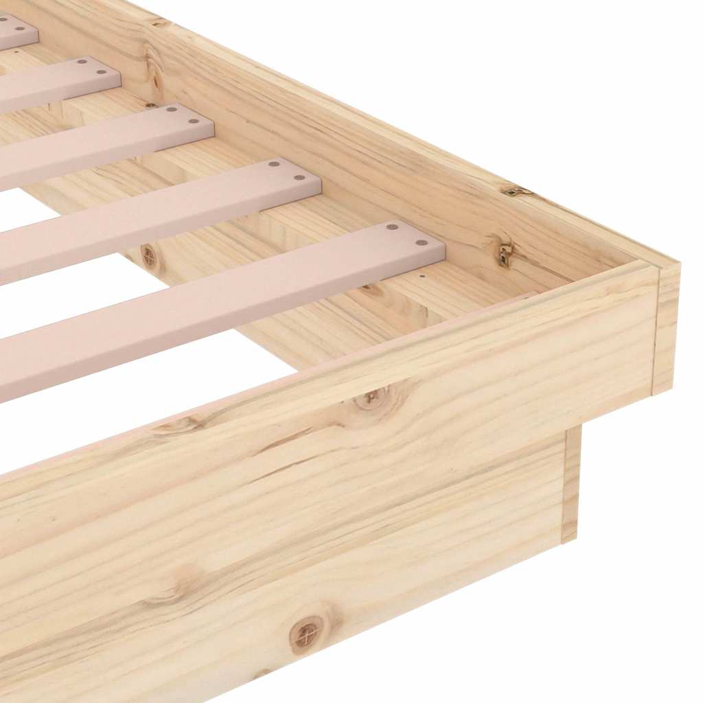 Cadre de lit sans matelas bois massif - XIOS