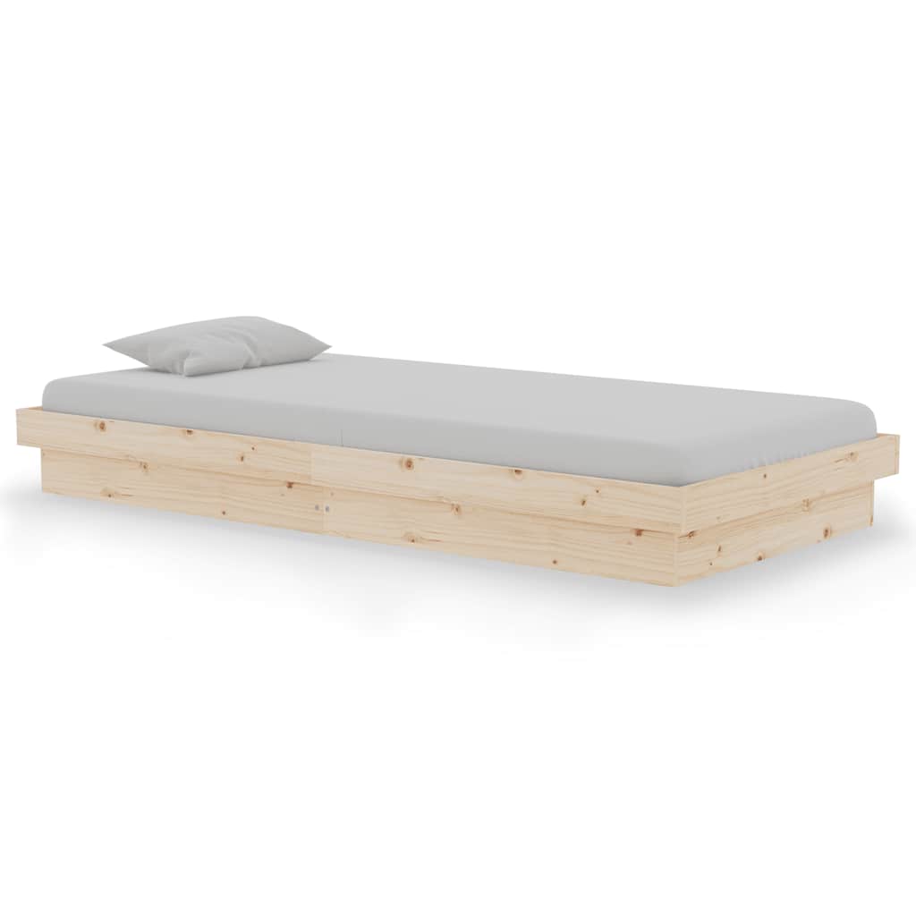Cadre de lit sans matelas bois massif - XIOS
