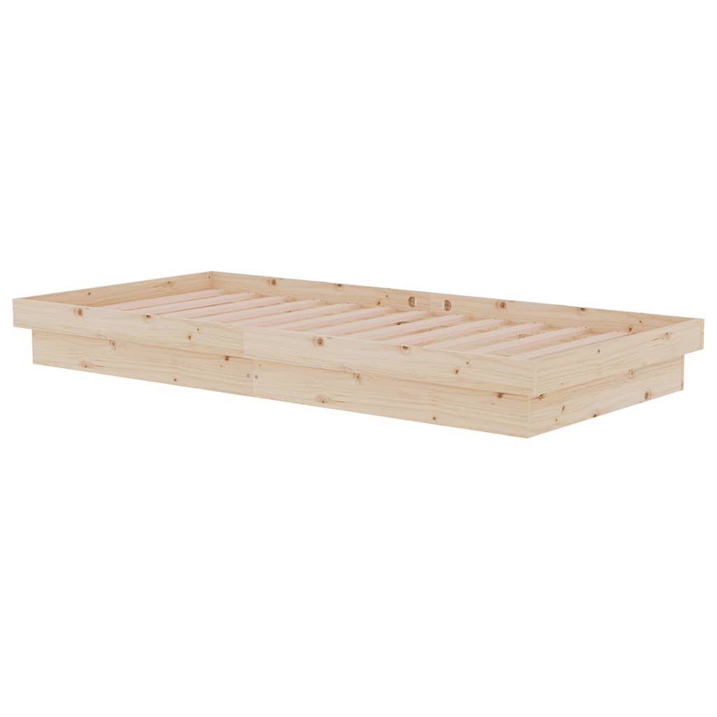 Cadre de lit sans matelas bois massif - XIOS