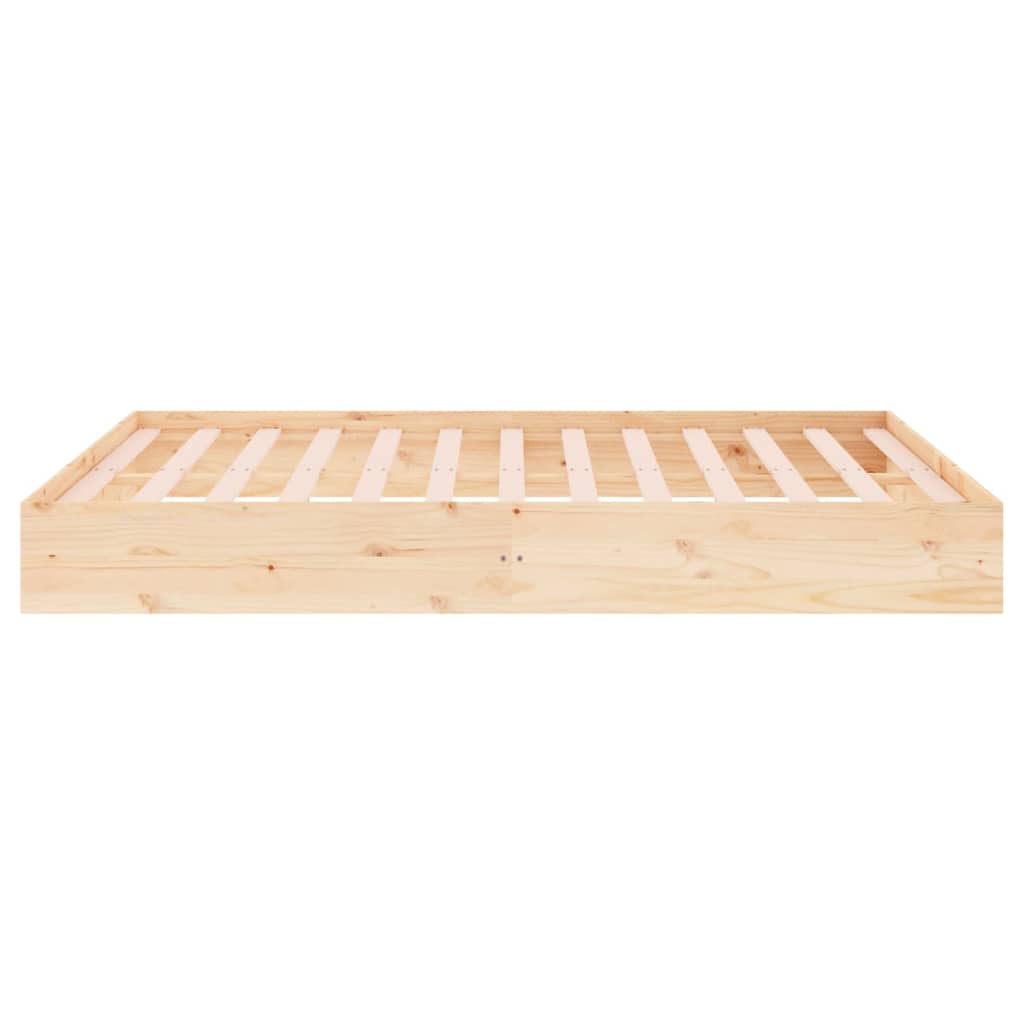 Cadre de lit sans matelas bois massif 140x200 cm - XIOS