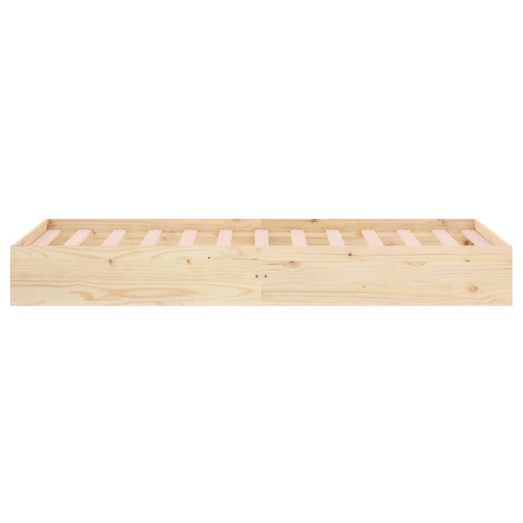 Cadre de lit sans matelas bois massif 75x190 cm - XIOS