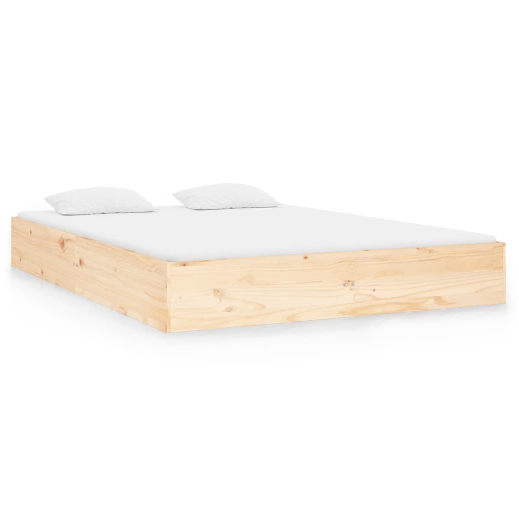 Cadre de lit sans matelas bois massif 120x190 cm - XIOS