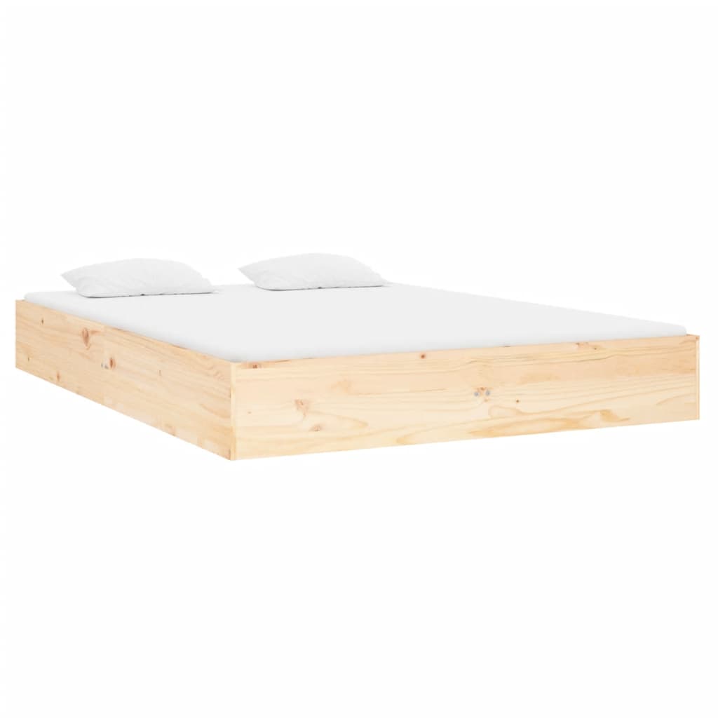 Cadre de lit sans matelas bois massif 120x190 cm - XIOS