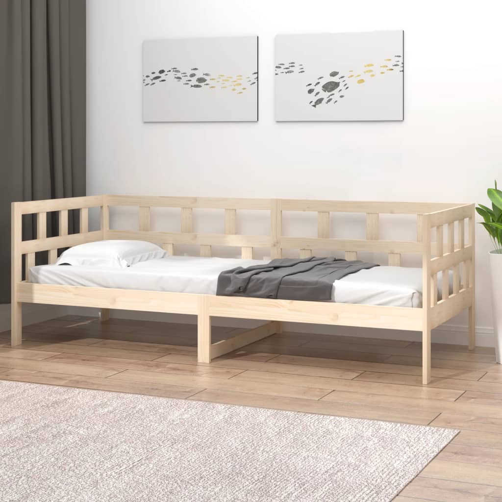 Lit de jour sans matelas bois de pin massif 90x200 cm - XIOS