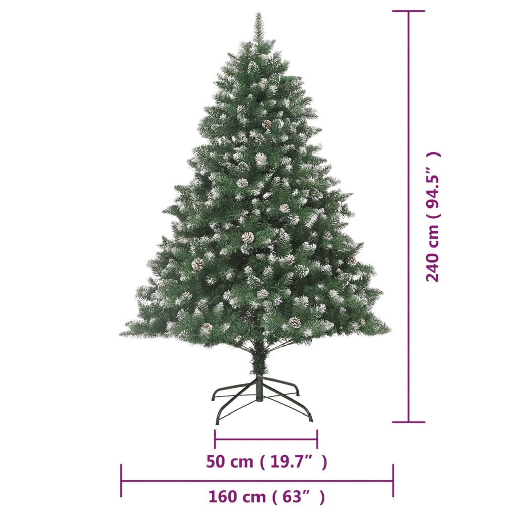 Sapin de Noël artificiel avec support 240 cm PVC - XIOS