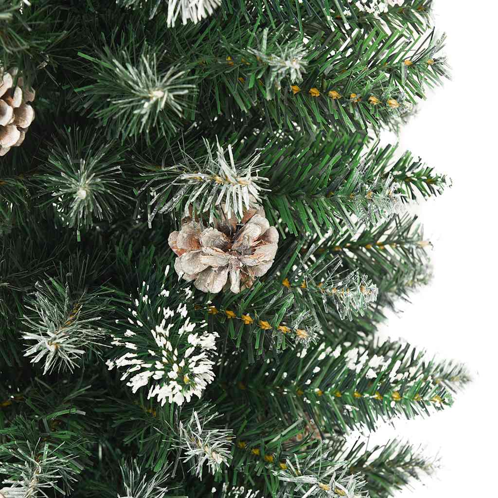 Sapin de Noël artificiel mince avec support 180 cm PVC - XIOS