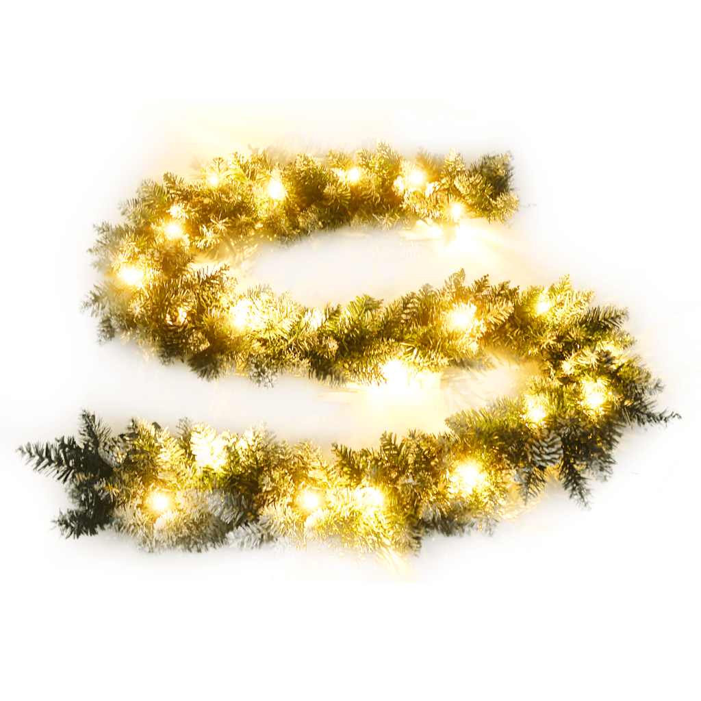 Guirlande de Noël avec lumières LED Vert 5,2 m PVC - XIOS