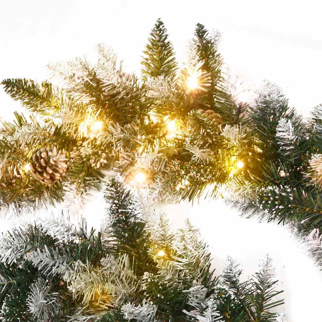 Guirlande de Noël avec lumières LED Vert 5,2 m PVC - XIOS
