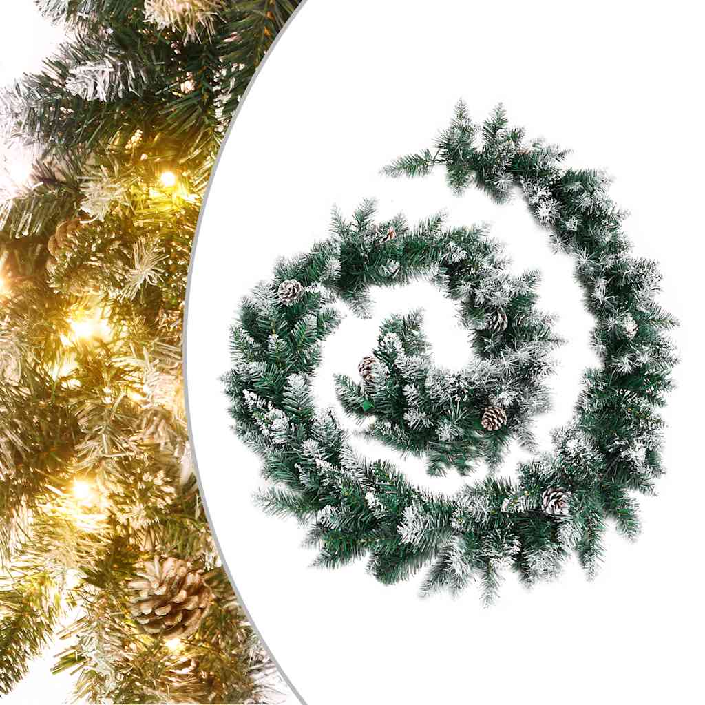 Guirlande de Noël avec lumières LED Vert 5,2 m PVC - XIOS