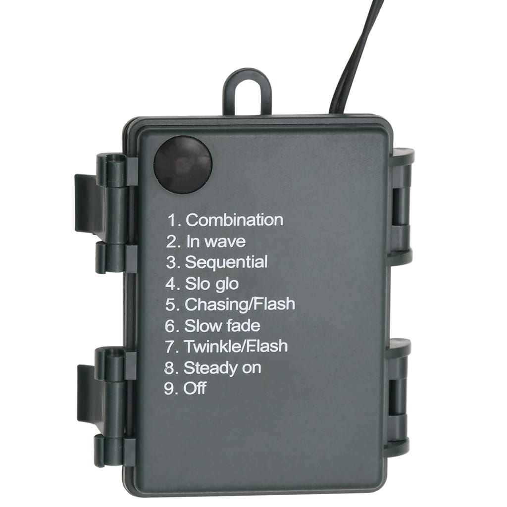 Couronne de Noël avec lumières LED Vert 60 cm PVC - XIOS