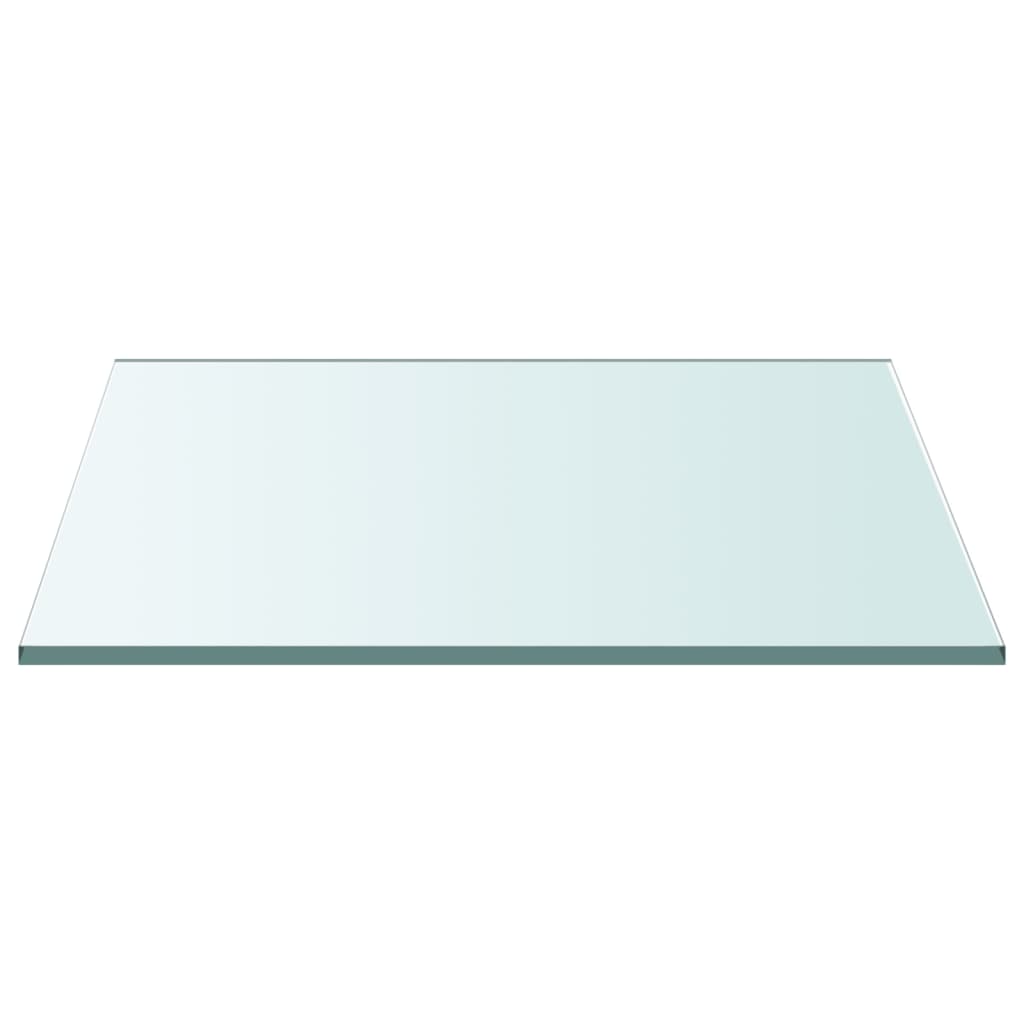 Dessus de table Transparent 60x60 cm Verre trempé - XIOS