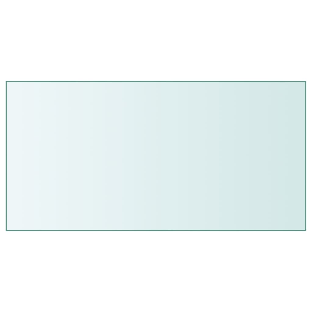 Dessus de table Transparent 50x100 cm Verre trempé