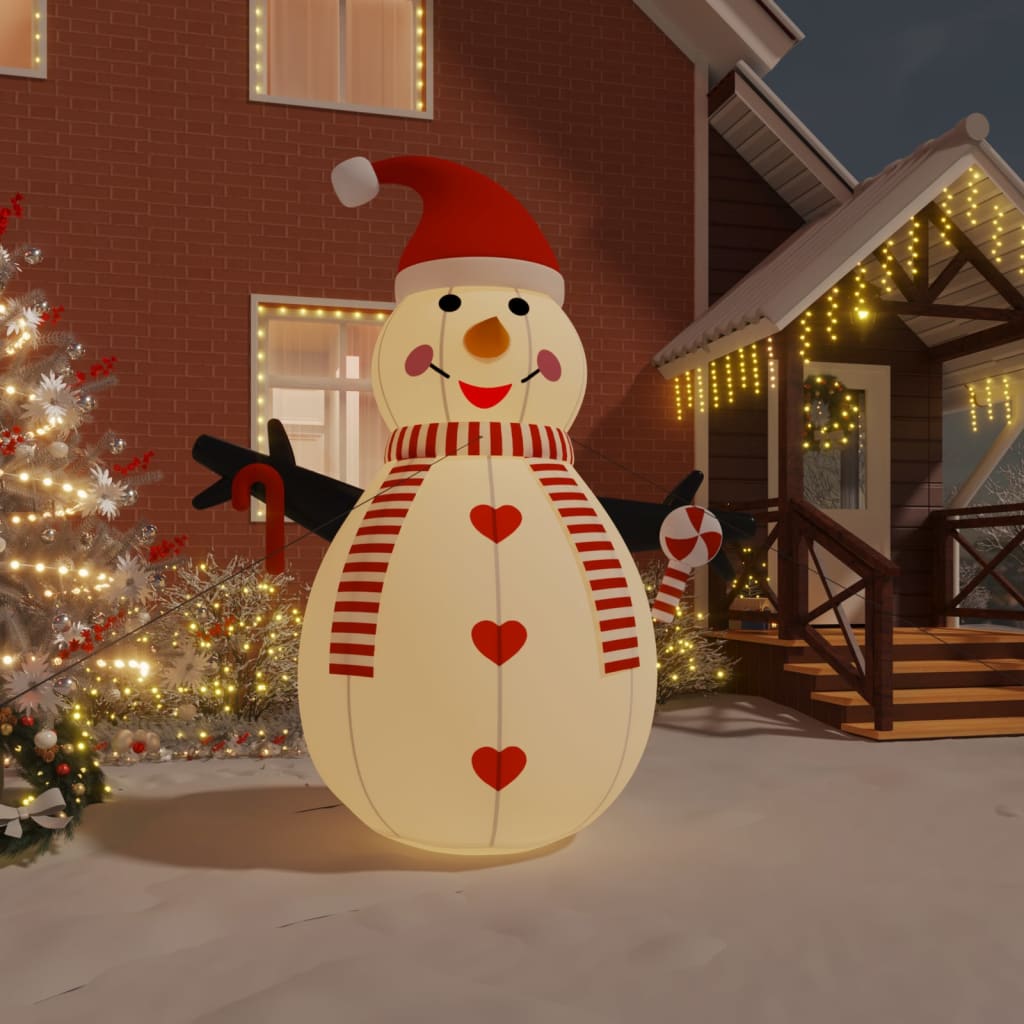 Bonhomme de neige gonflable avec LED 300 cm - XIOS