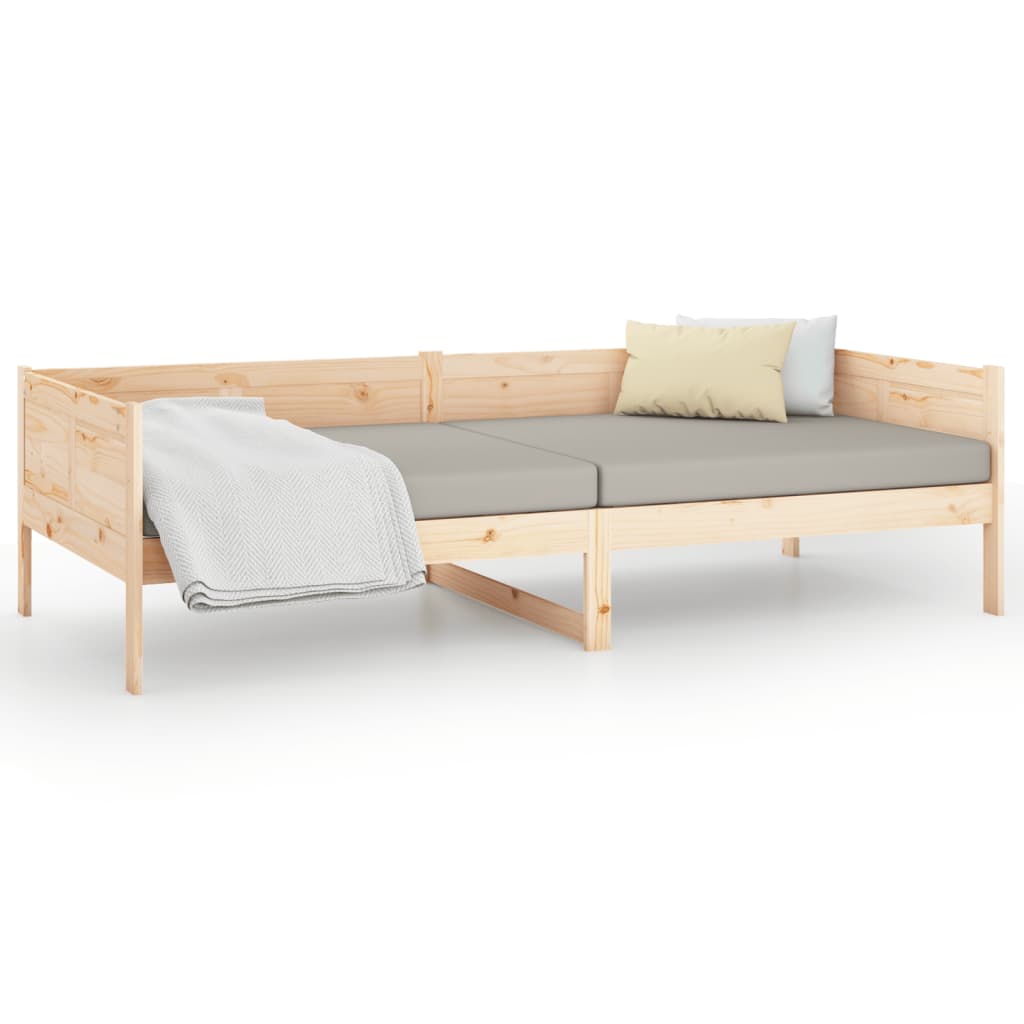 Lit de jour sans matelas bois de pin massif 80x200 cm - XIOS