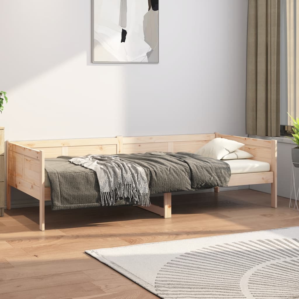 Lit de jour sans matelas bois de pin massif 80x200 cm - XIOS