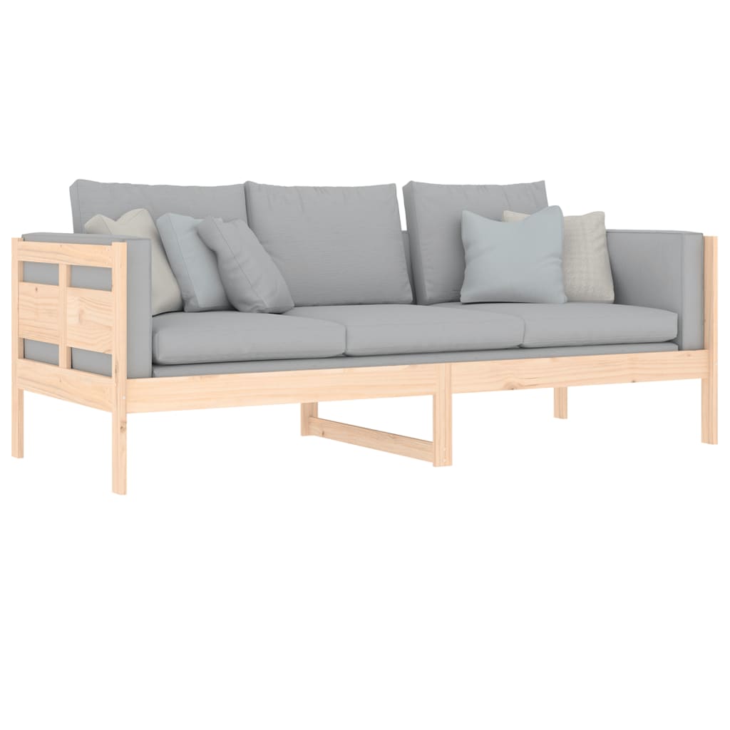 Lit de jour sans matelas bois de pin massif 80x200 cm - XIOS
