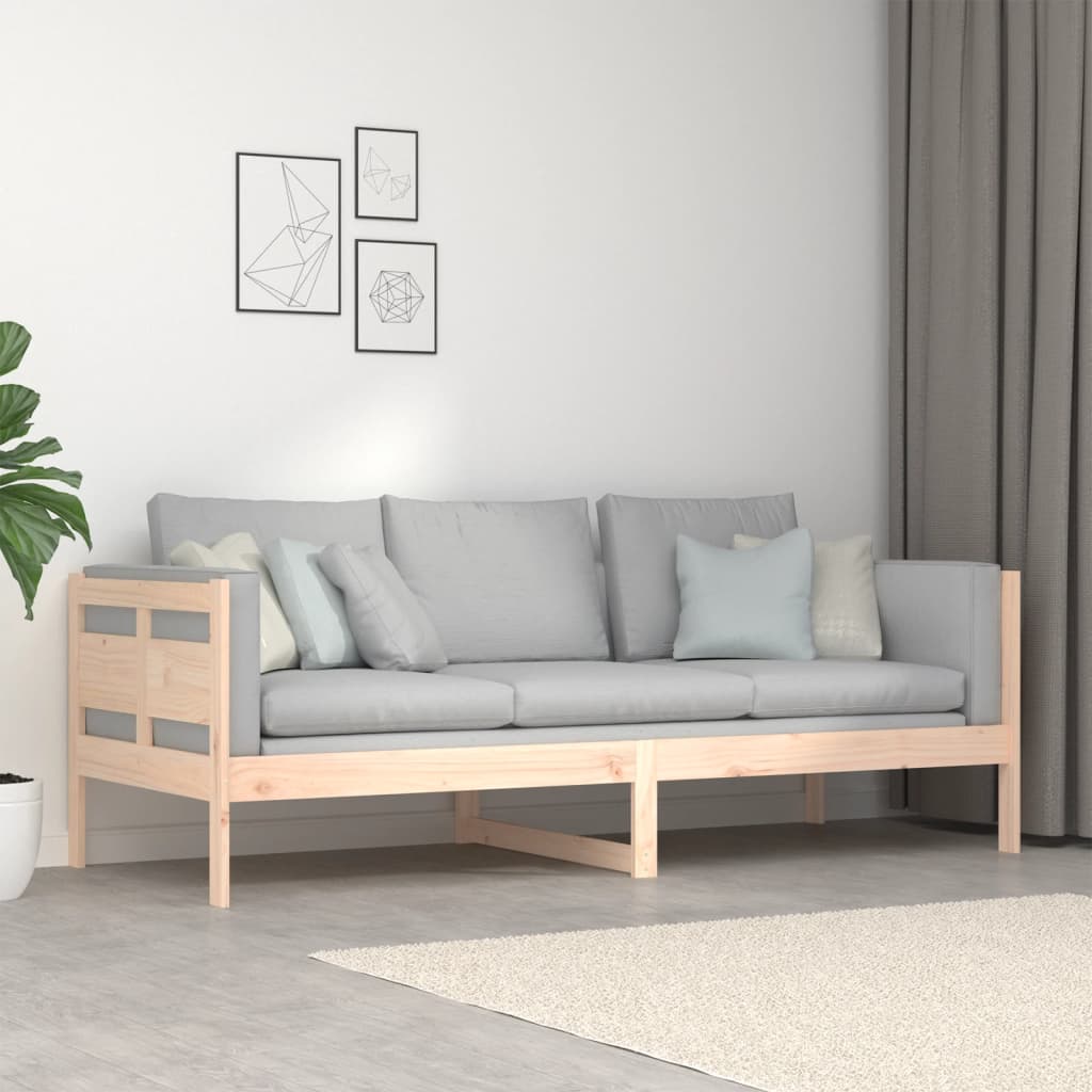 Lit de jour sans matelas bois de pin massif 80x200 cm - XIOS