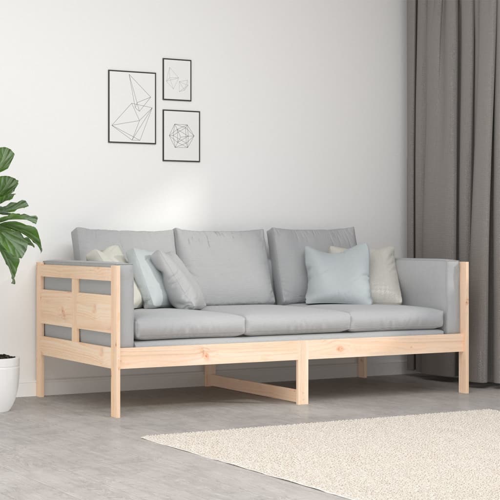 Lit de jour sans matelas bois de pin massif 90x190 cm - XIOS
