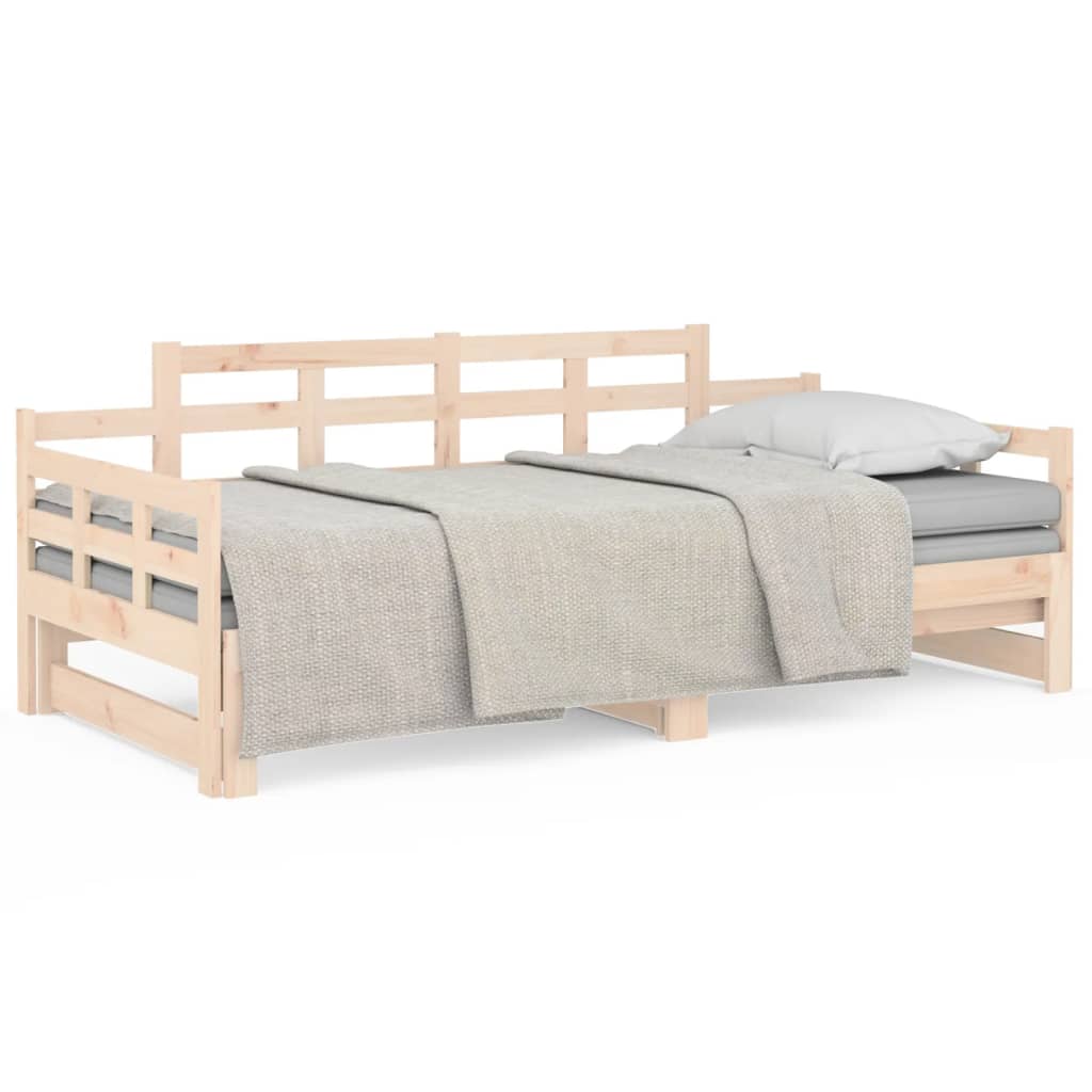 Lit coulissant sans matelas bois de pin solide - XIOS