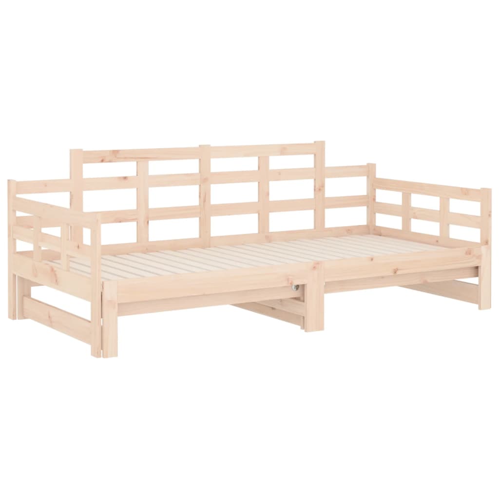 Lit coulissant sans matelas bois de pin solide - XIOS