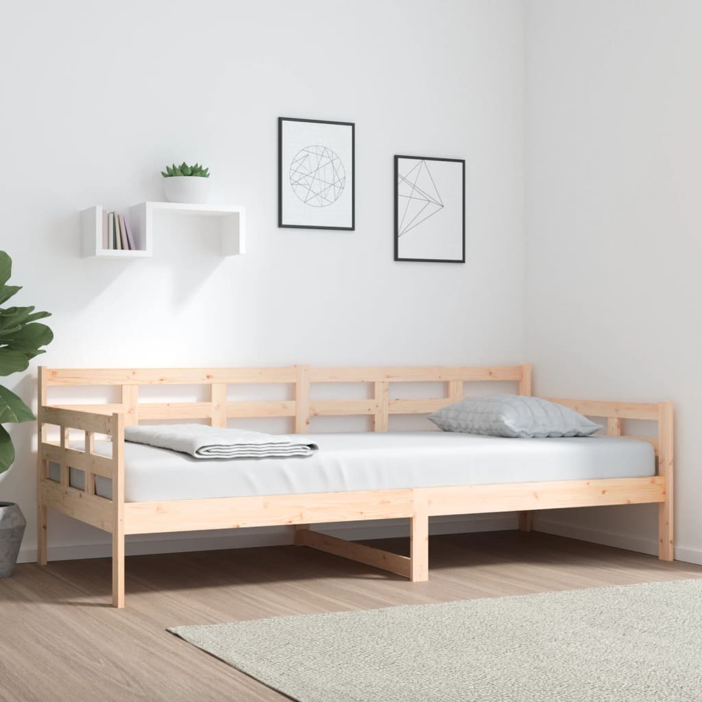 Lit de jour sans matelas bois de pin massif 90x200 cm - XIOS