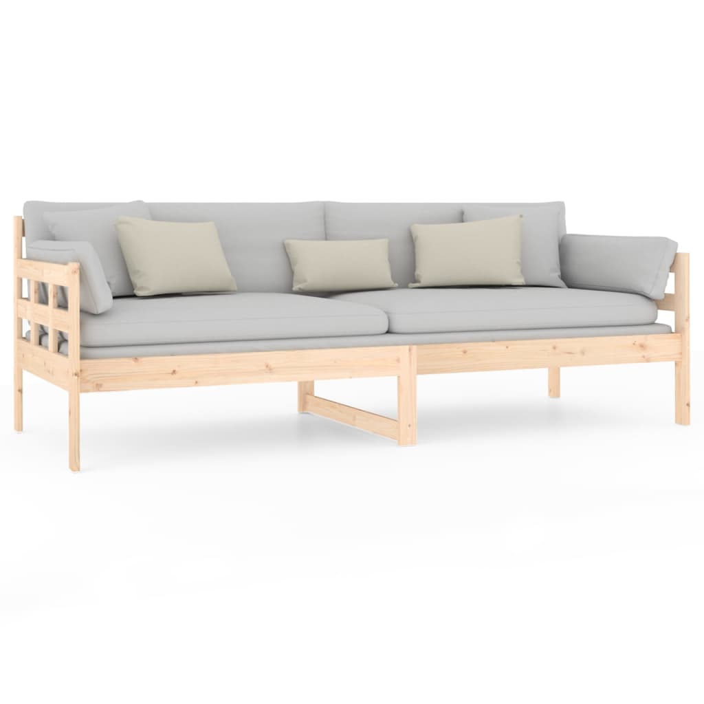 Lit de jour sans matelas bois de pin massif 80x200 cm - XIOS