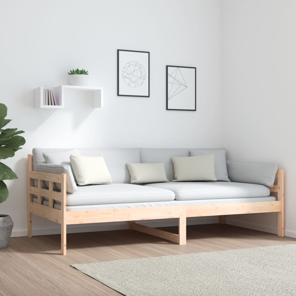 Lit de jour sans matelas bois de pin massif 90x190 cm - XIOS