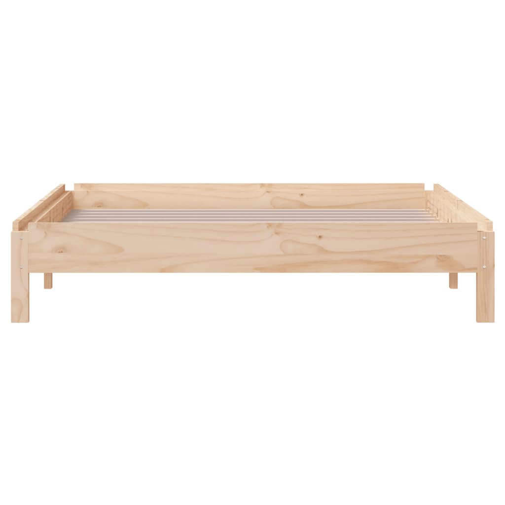 Lit empilable sans matelas 100x200 cm bois massif de pin - XIOS
