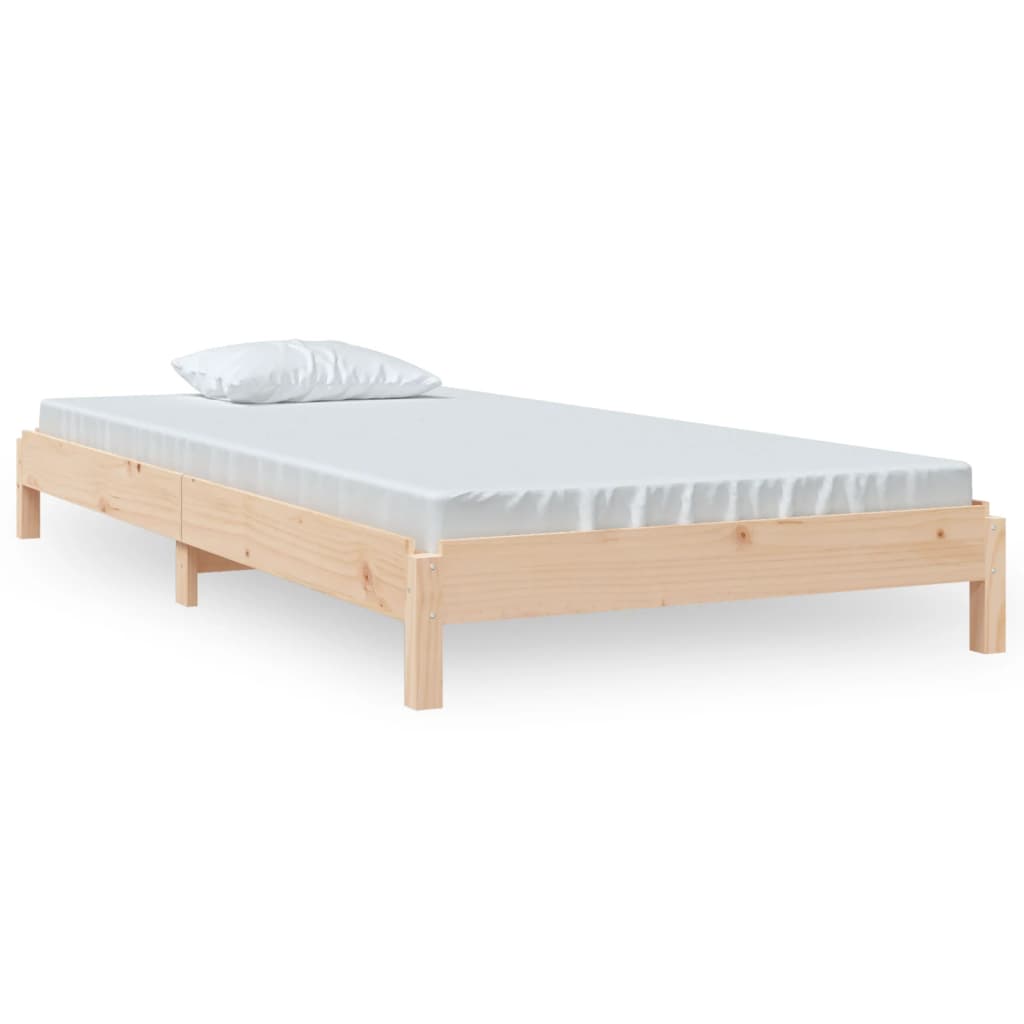 Lit empilable sans matelas 90x190 cm bois de pin massif - XIOS