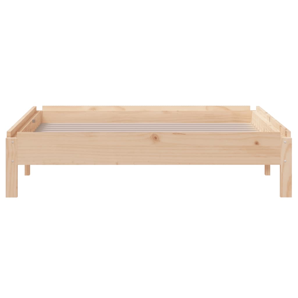 Lit empilable sans matelas 90x190 cm bois de pin massif - XIOS