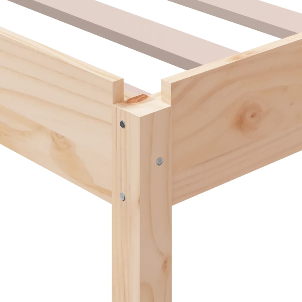Lit empilable sans matelas 90x190 cm bois de pin massif - XIOS