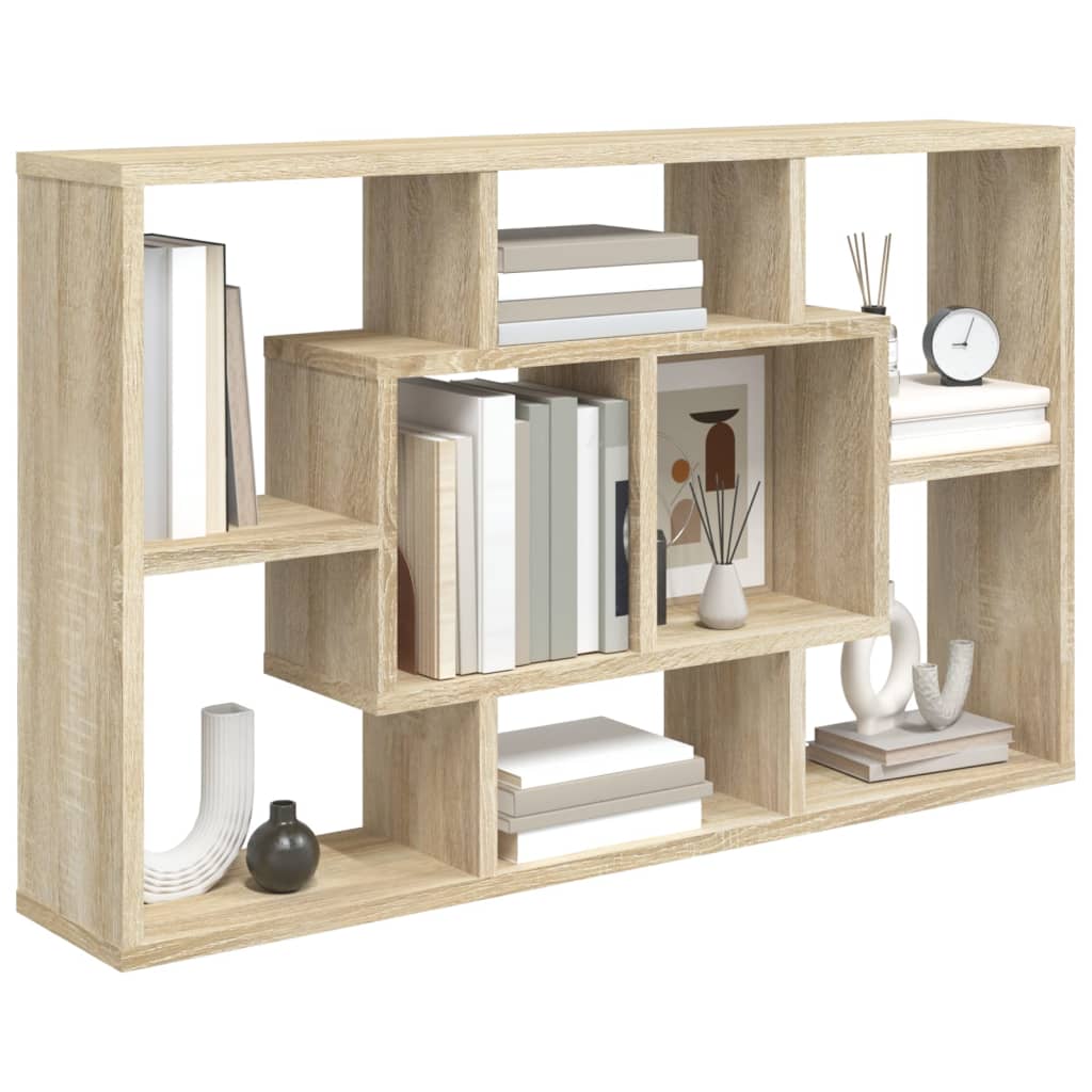 Étagère murale Chêne Sonoma 85x16x52,5 cm Bois d'ingénierie - XIOS
