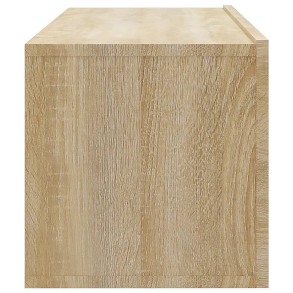 Meubles TV muraux 2pcs chêne sonoma 100x30x30cm bois ingénierie - XIOS