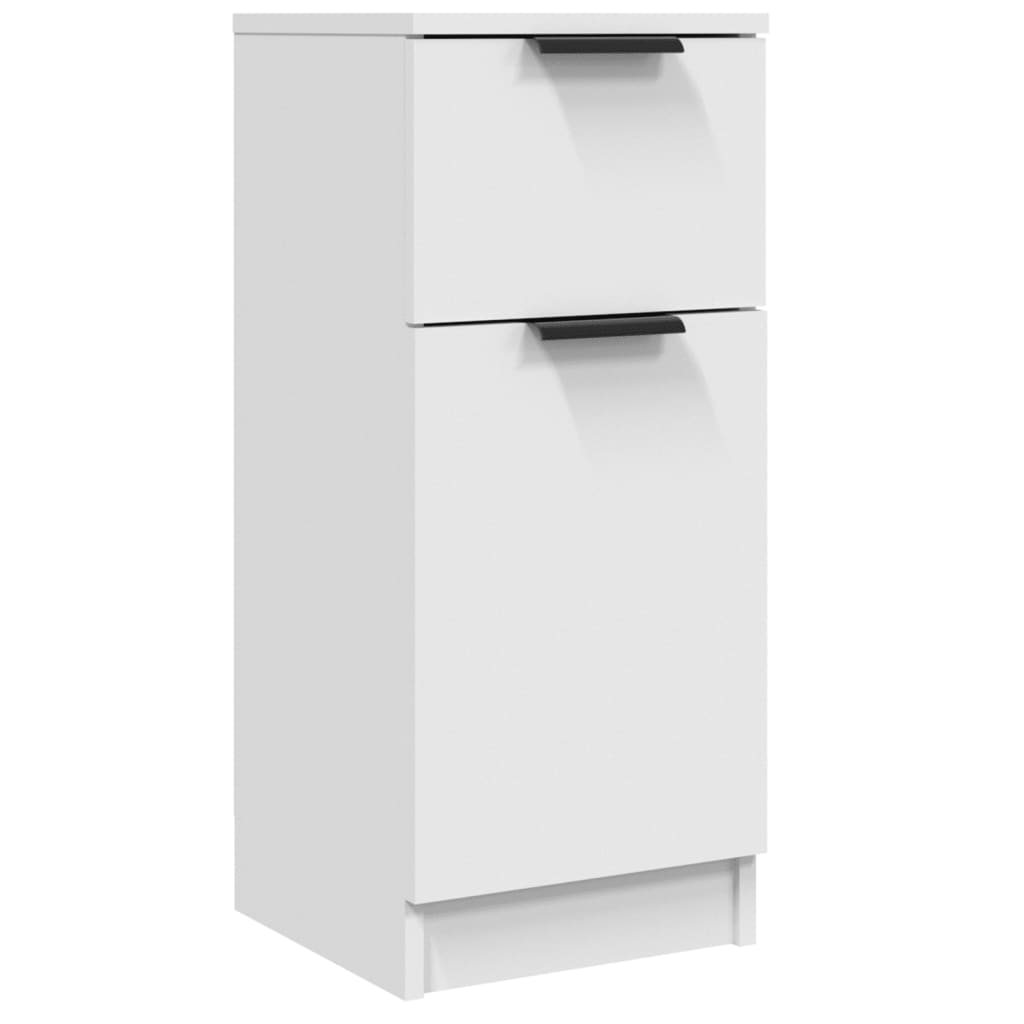 Buffets 2 pcs blanc 30x30x70 cm bois d'ingénierie - XIOS