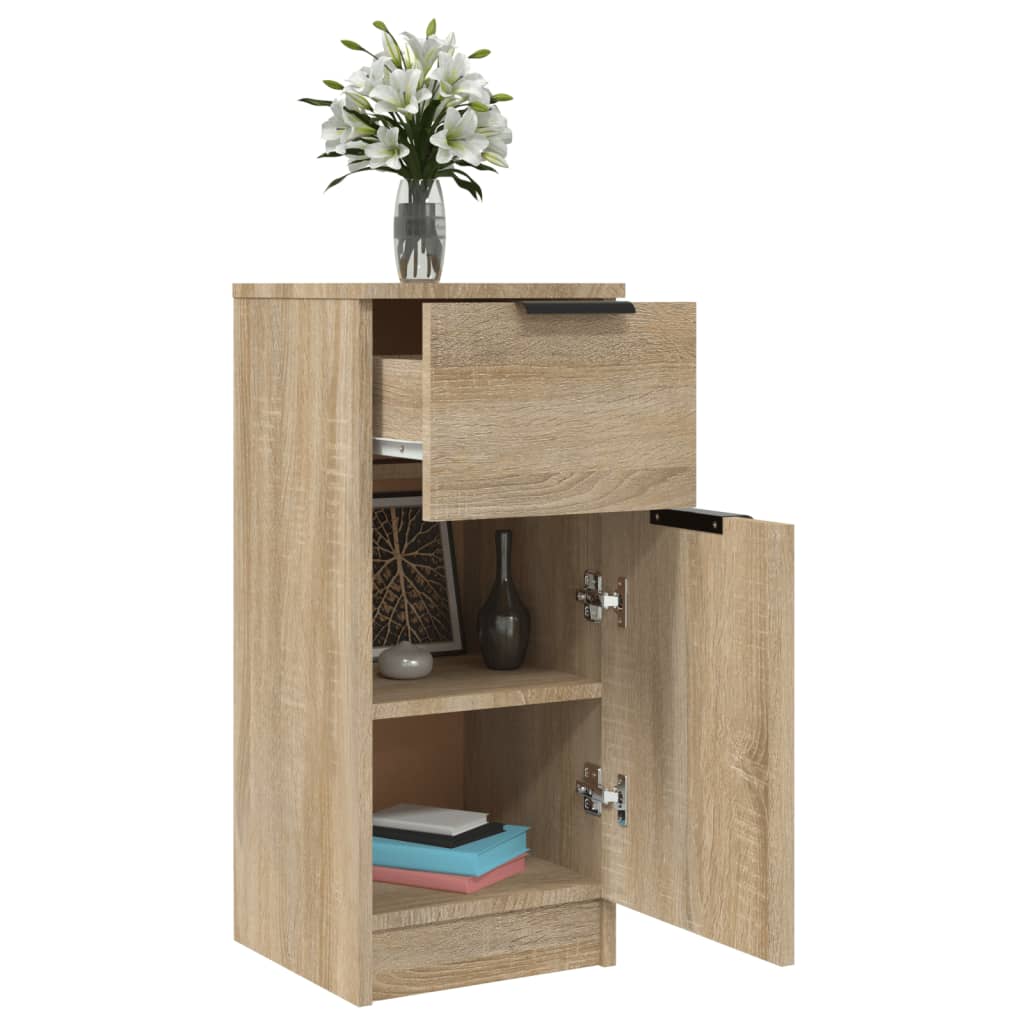 Buffets 2 pcs Chêne Sonoma 30x30x70 cm Bois d'ingénierie - XIOS