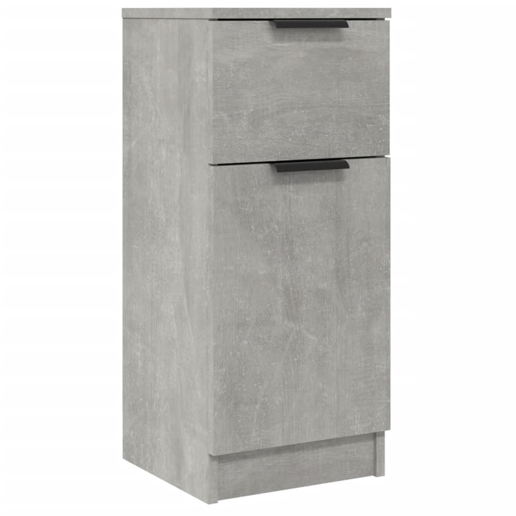 Buffet Gris béton 30x30x70 cm Bois d'ingénierie - XIOS
